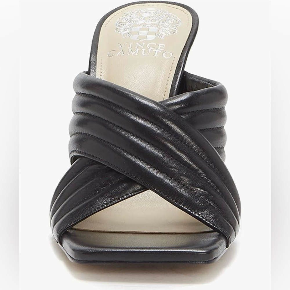 Vince Camuto Women's Sarendie Quilted Strap Sandal Slide size 6 - Picture 2 of 12
